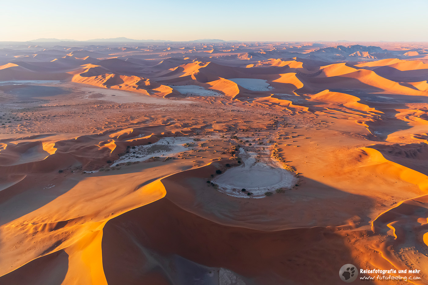 Flug über das Sossusvlei