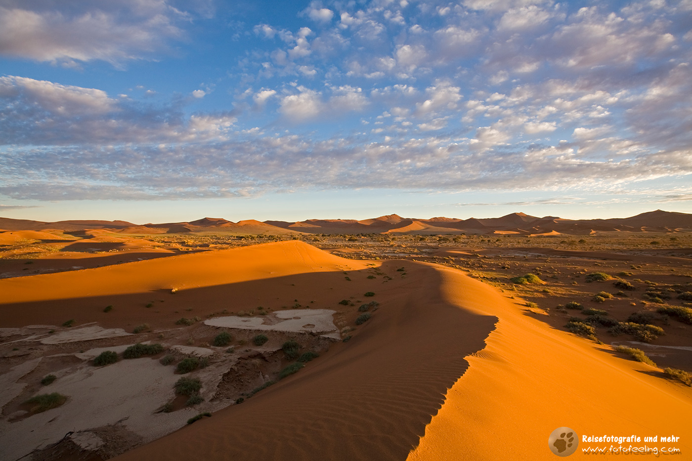 Dünenlandschaft im Sossusvlei, Namib Wüste, Namibia, Afrika