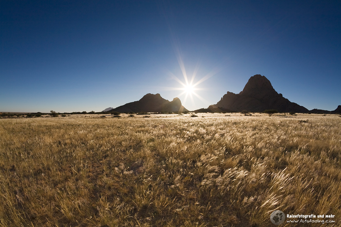 Landschaft an der Spitzkoppe, Namibia, Afrika