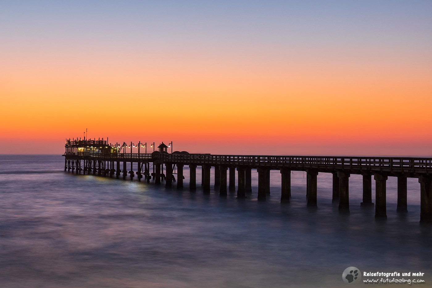 Jetty - Seebrücke im Sonnenuntergang
