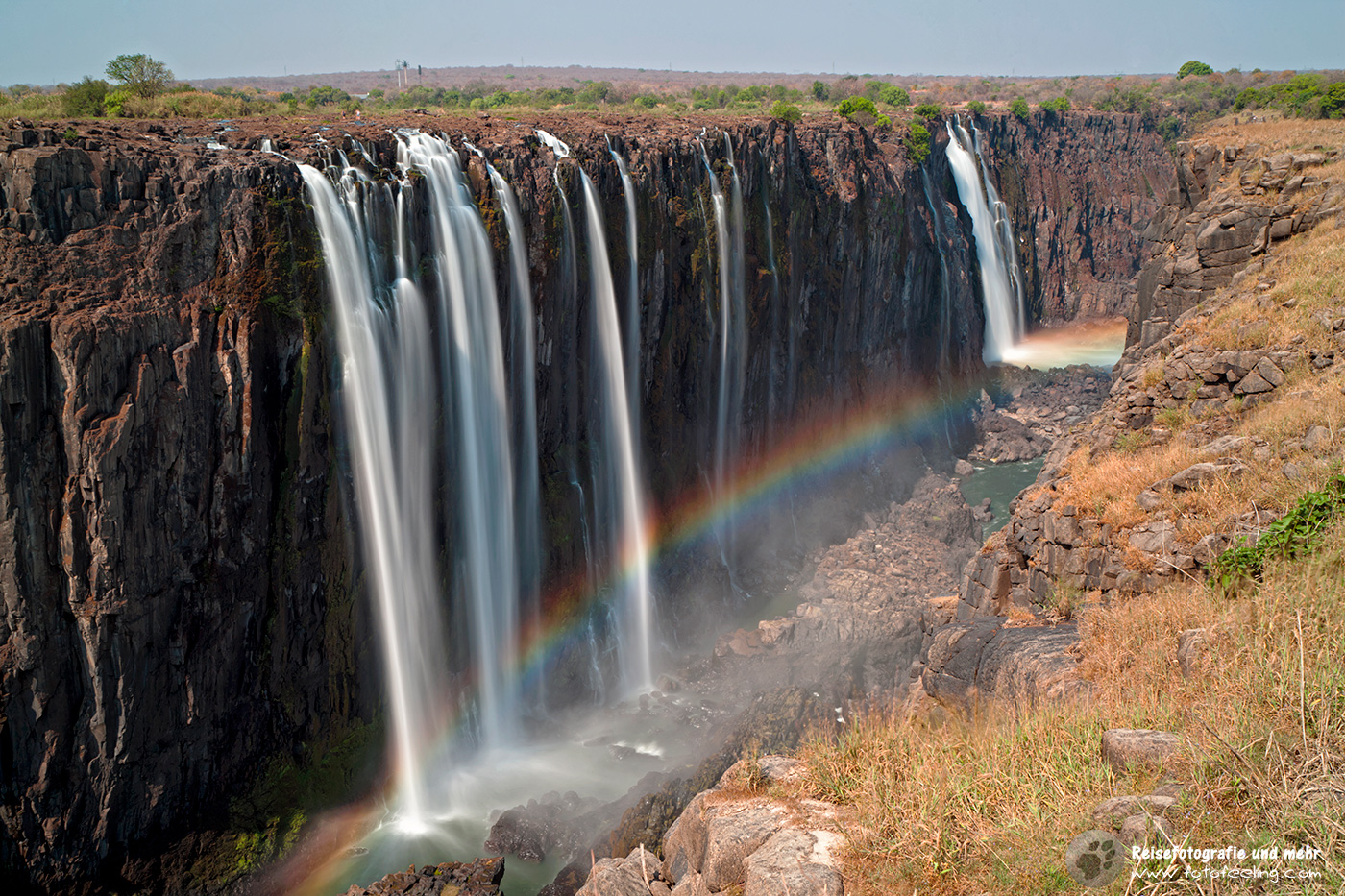 An den Vic Falls unterwegs