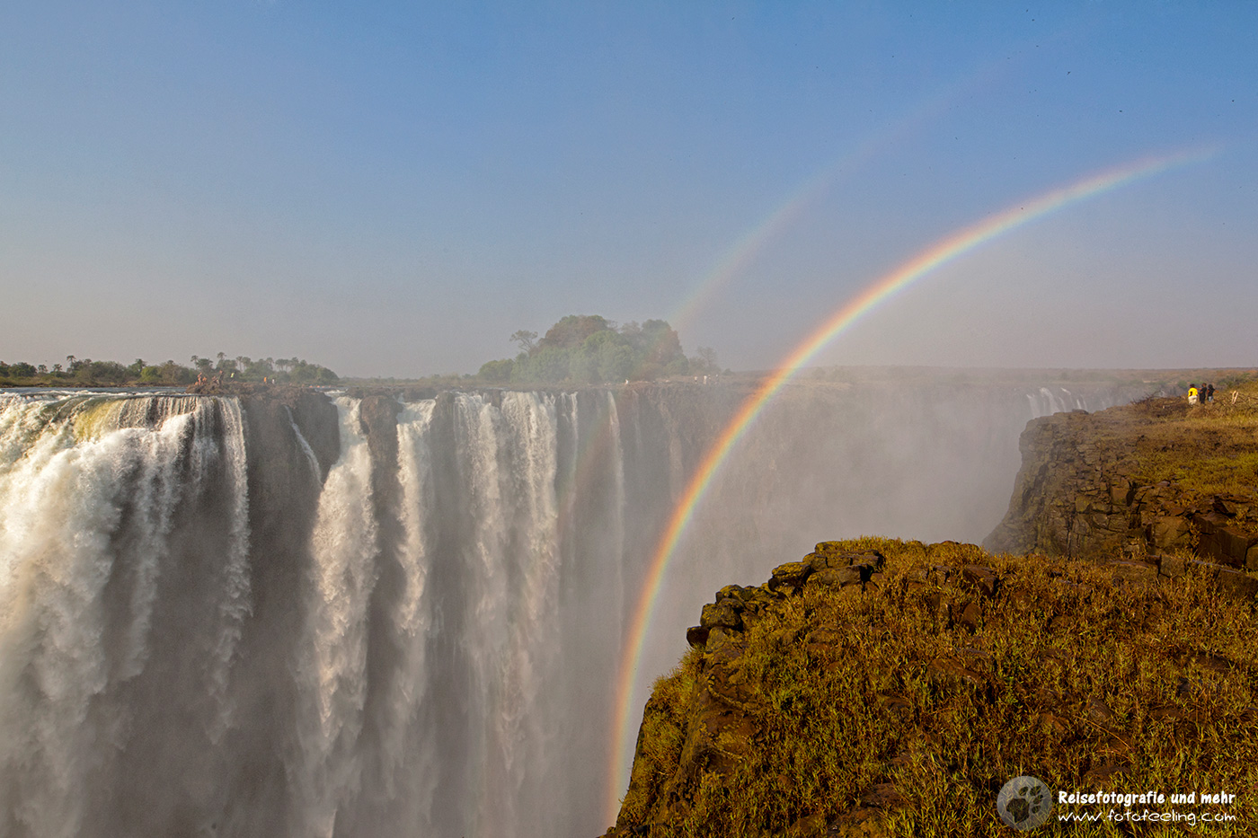 An den Vic Falls unterwegs