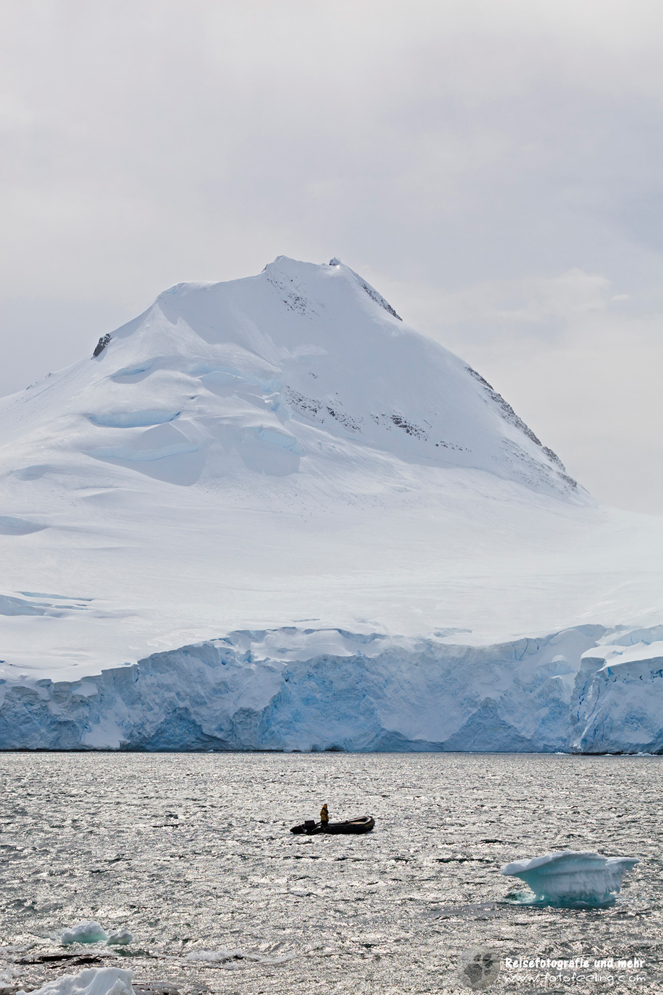 Zodiak in der Gerlach Strait