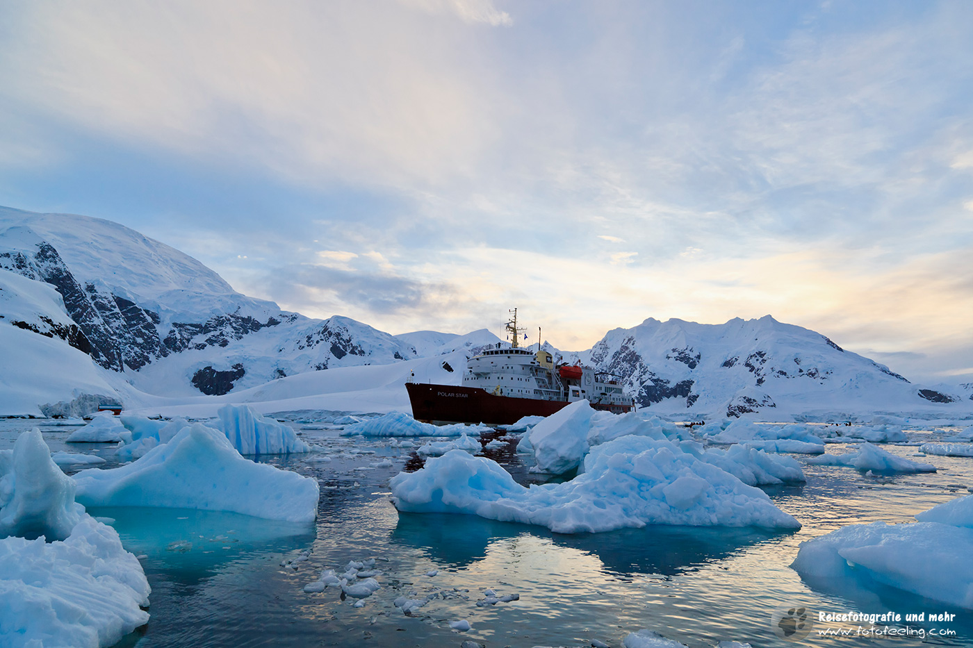 Die "Polar Star" unser Antarktis Schiff