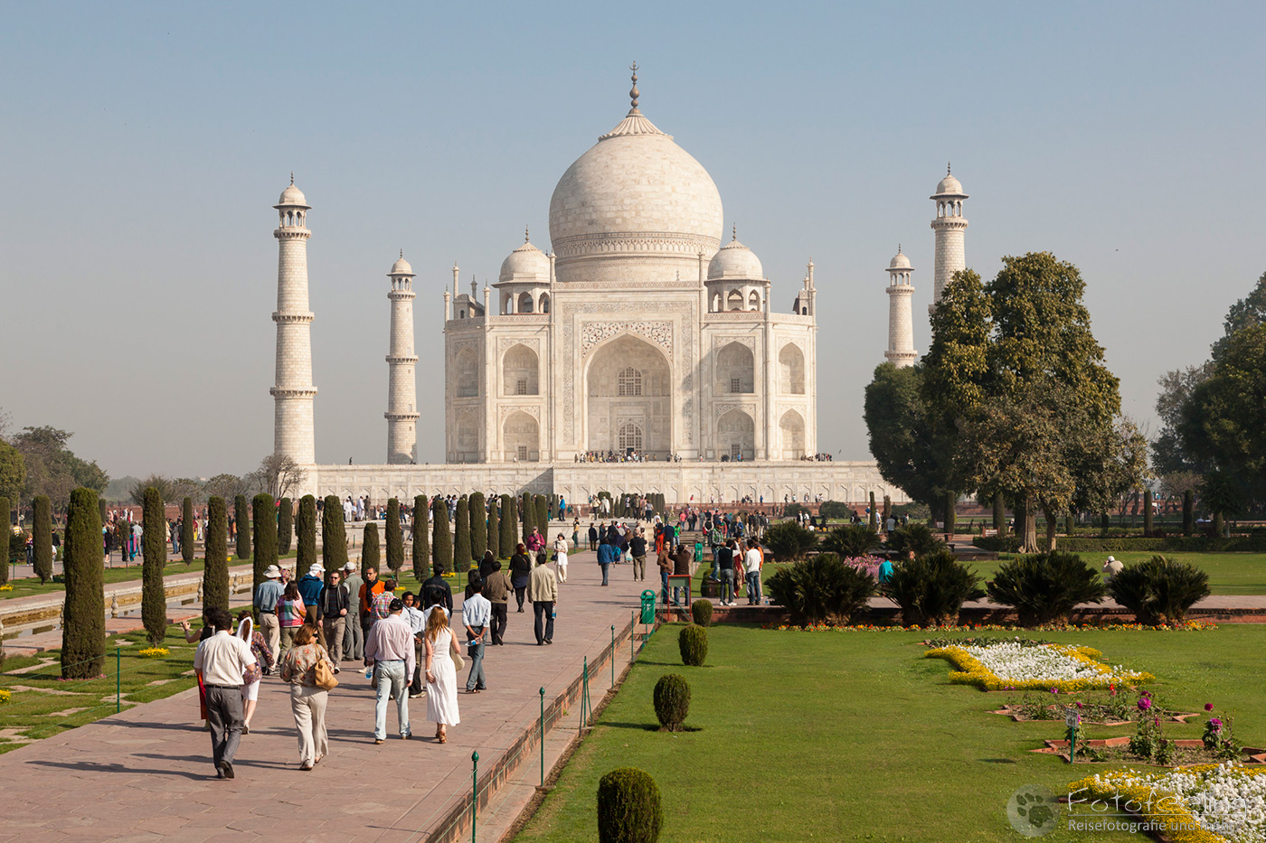 Taj Mahal und Charbagh Garden
