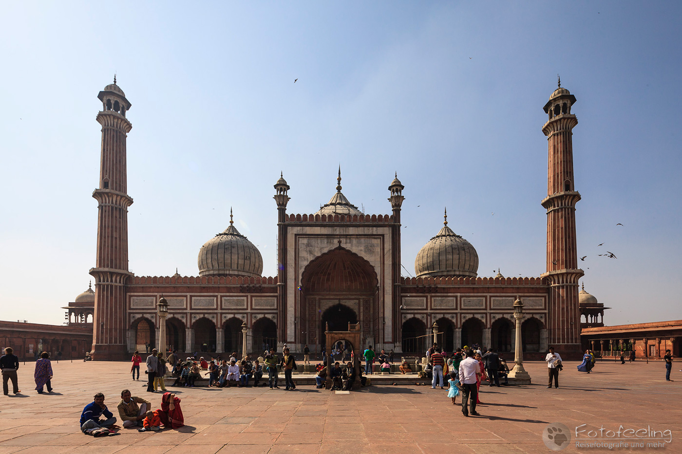 Jama Masjid Mosque (Masjid-i Jahān-Numā), Old Delhi
