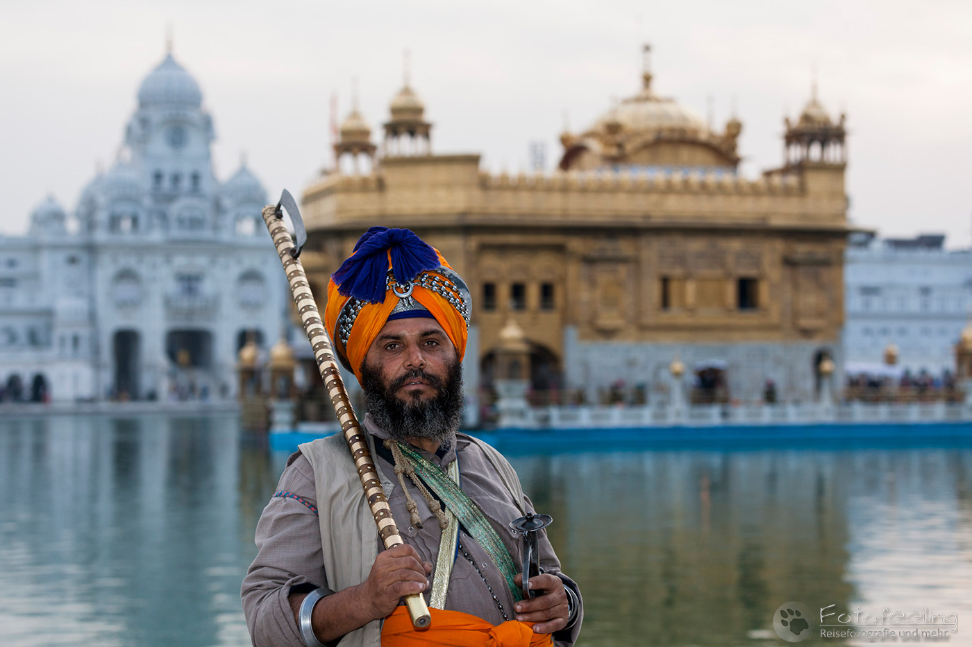 Nihang - Sikh Krieger am Goldenen Tempel (Harmandir Sahib)