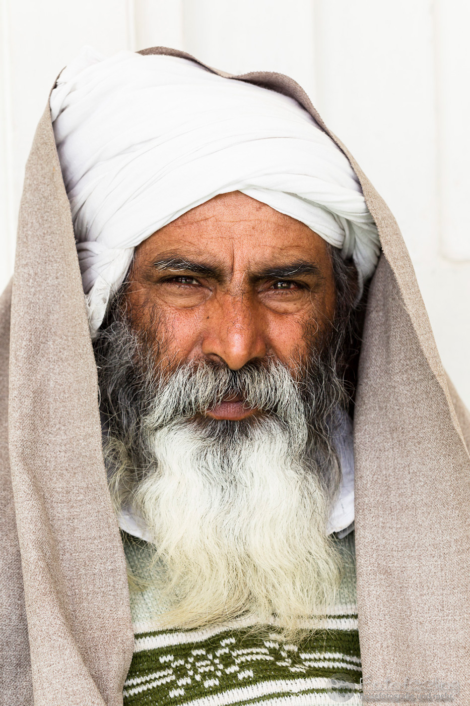 Portrait eines älteren Sikh Anhängers