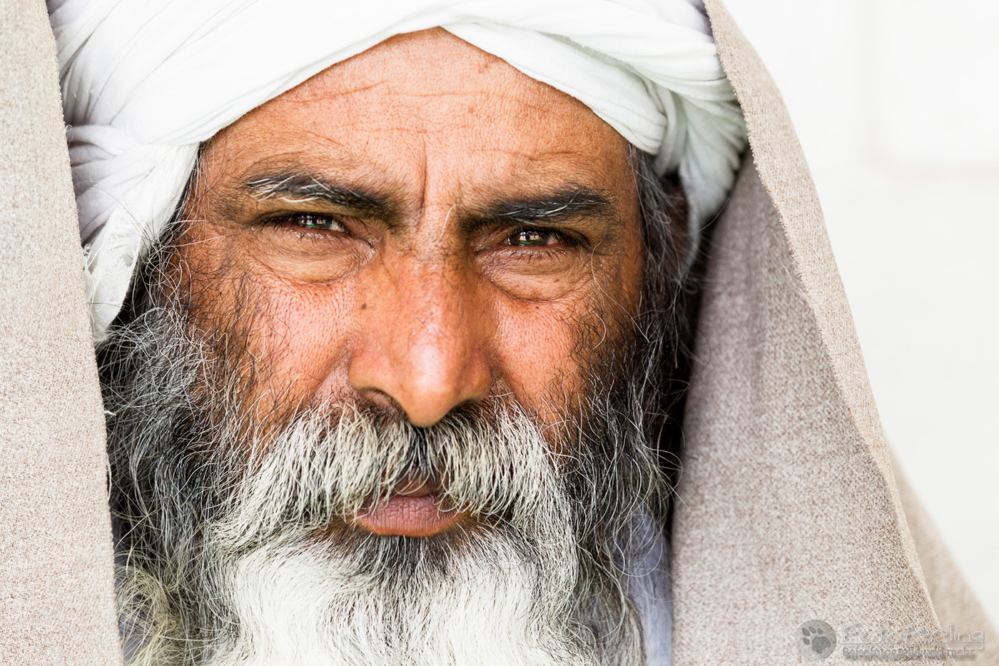 Portrait eines älteren Sikh Anhängers