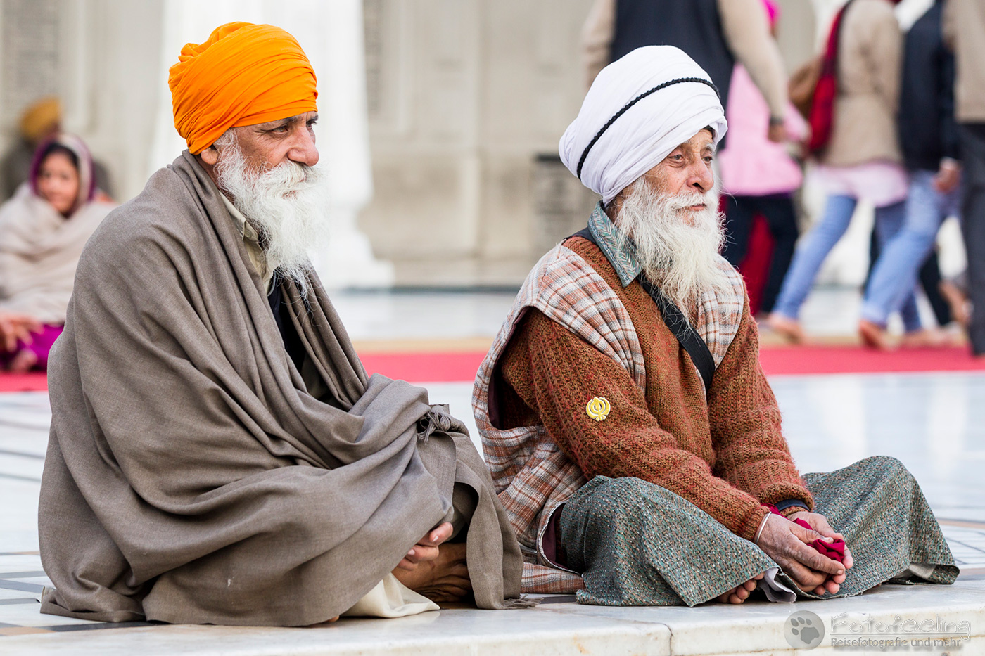 Betende Sikh Anhänger