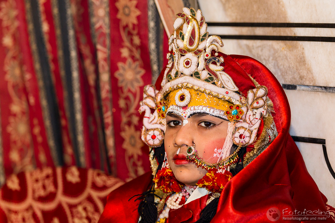 Junge Tempeltänzerin