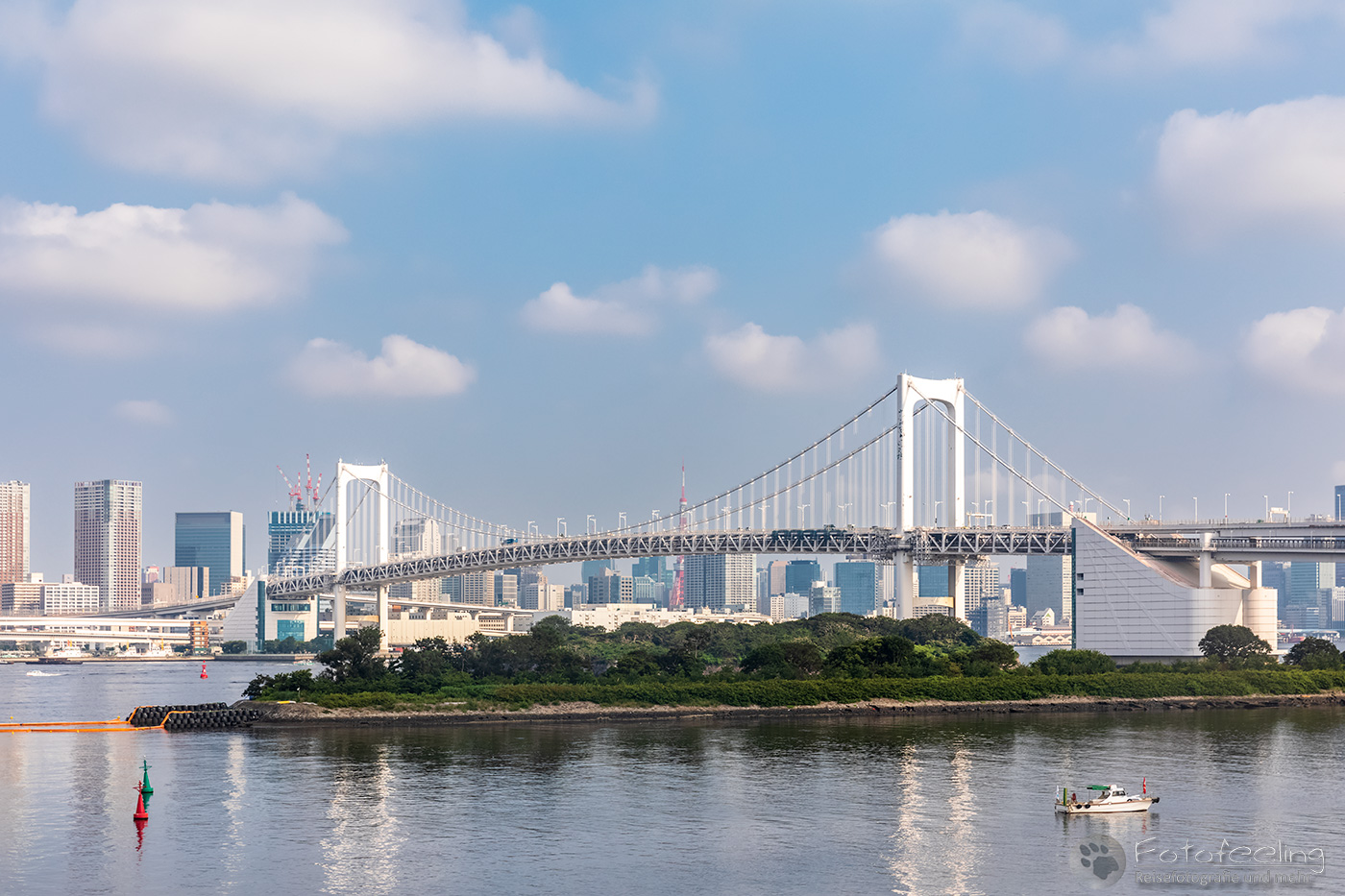 Rainbow Bridge und Tokio Syline,