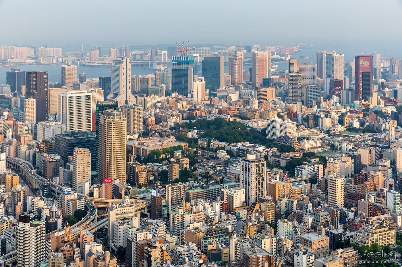 Aussicht vom Mori Tower auf Tokyo