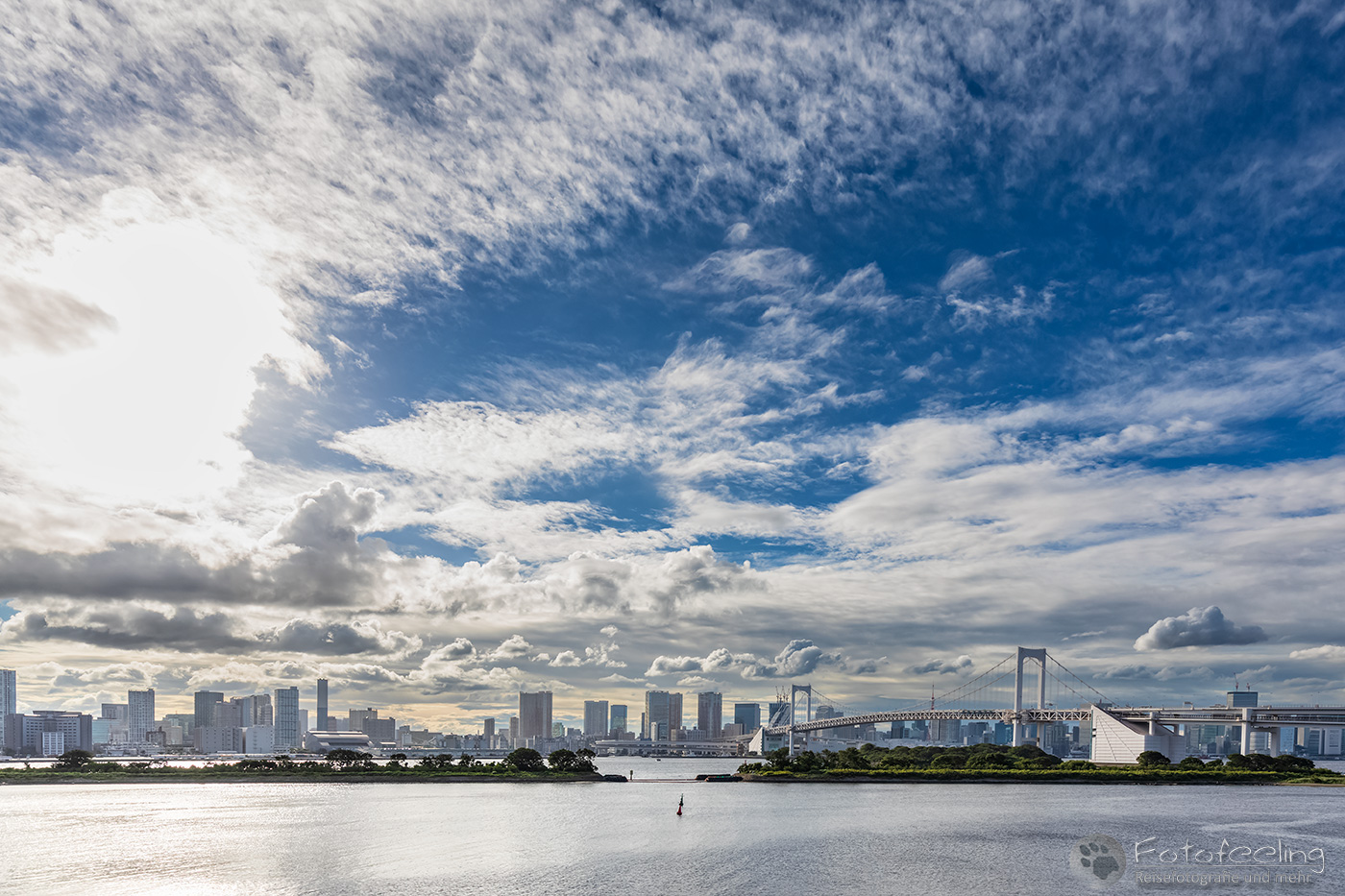 Rainbow Bridge und Tokio Syline