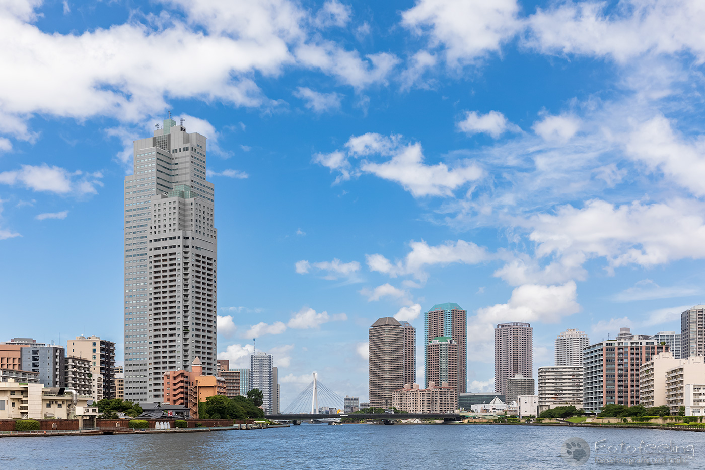 Bootsfahrt auf dem Sumida River