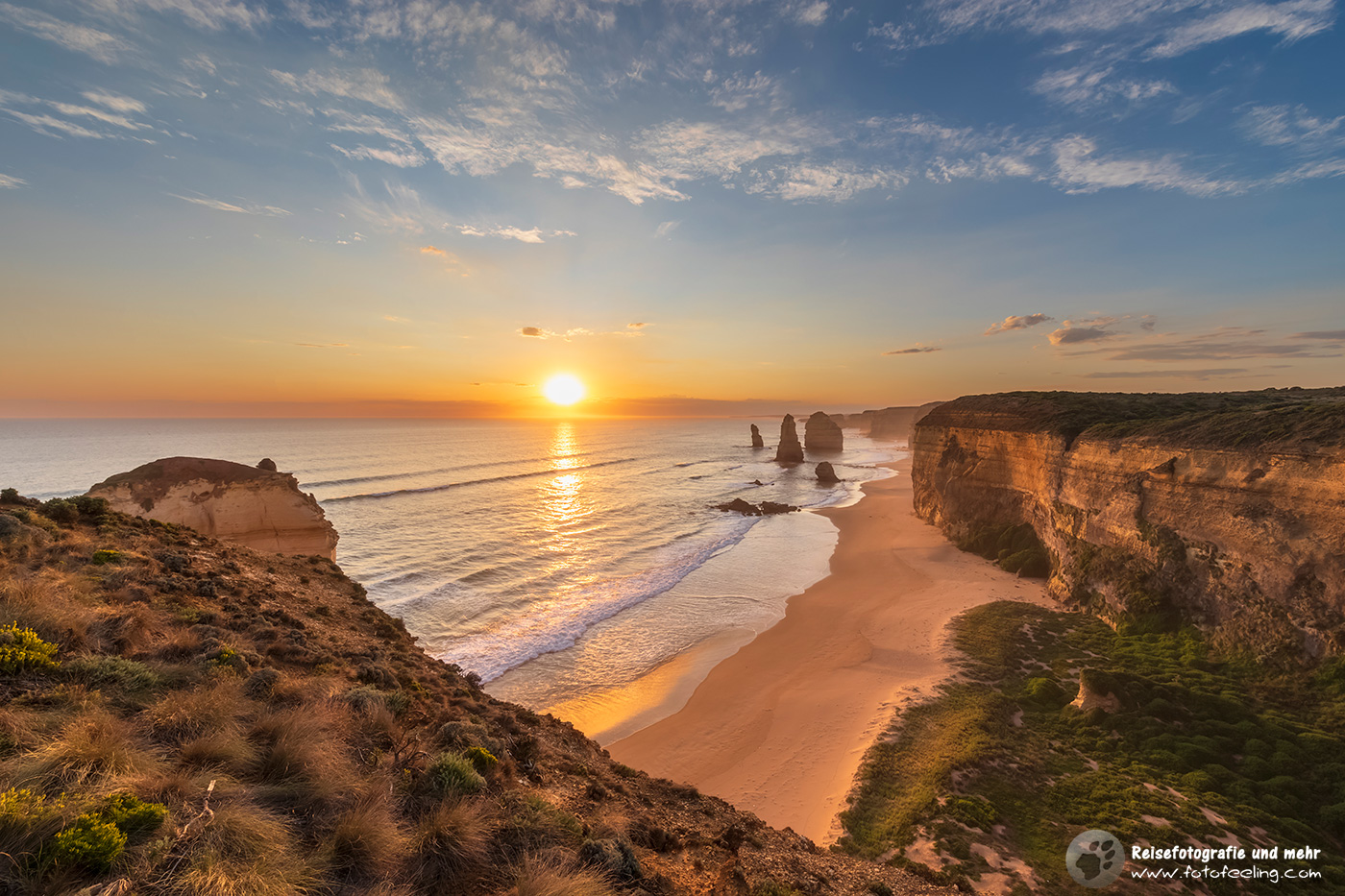 Sonnenuntergang an den Zwölf Aposteln