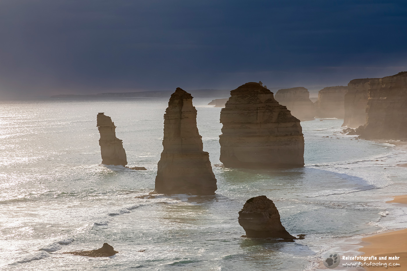 Regenfront über den Zwölf Aposteln