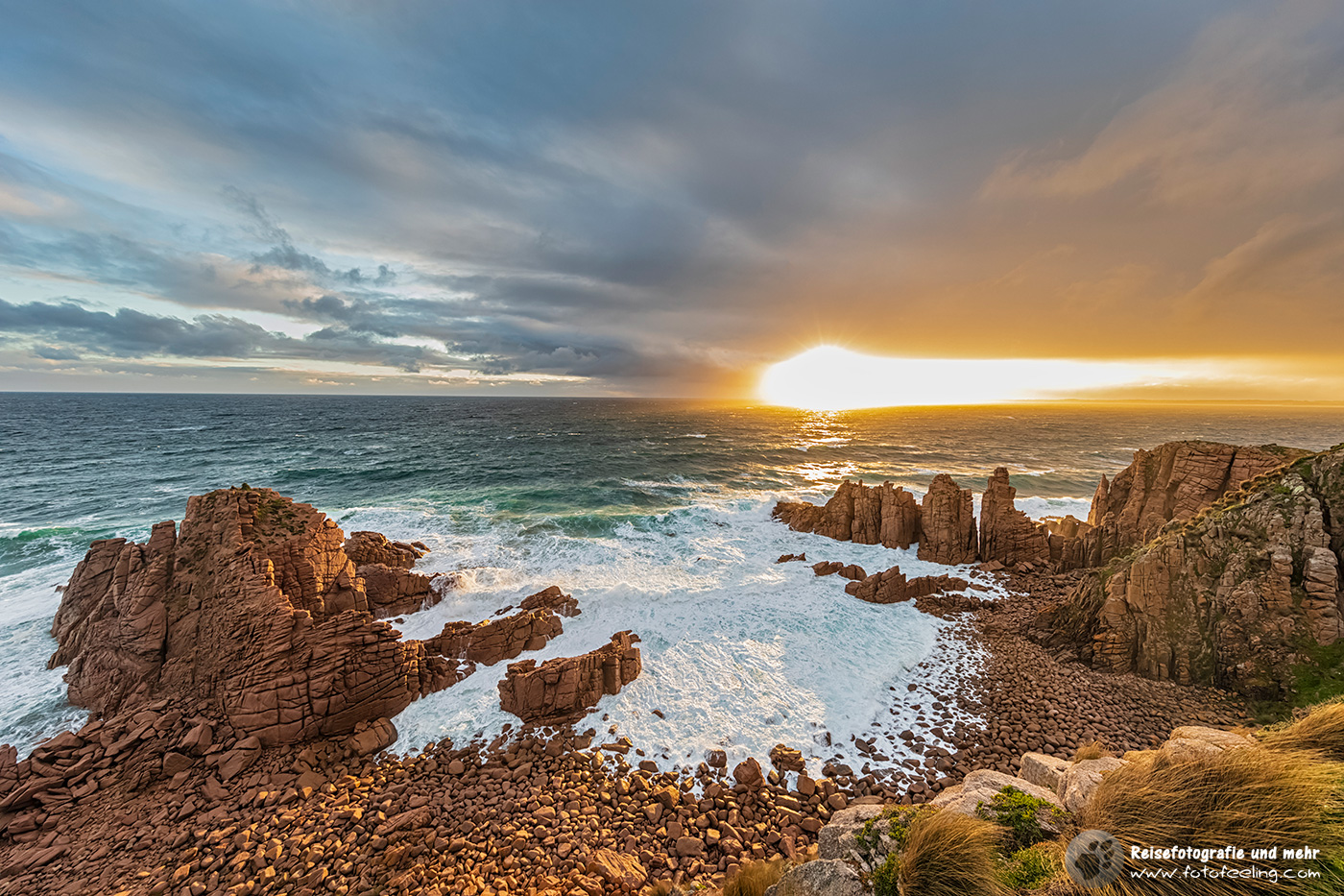 Pinnacles Lookout zum Sonnenuntergang