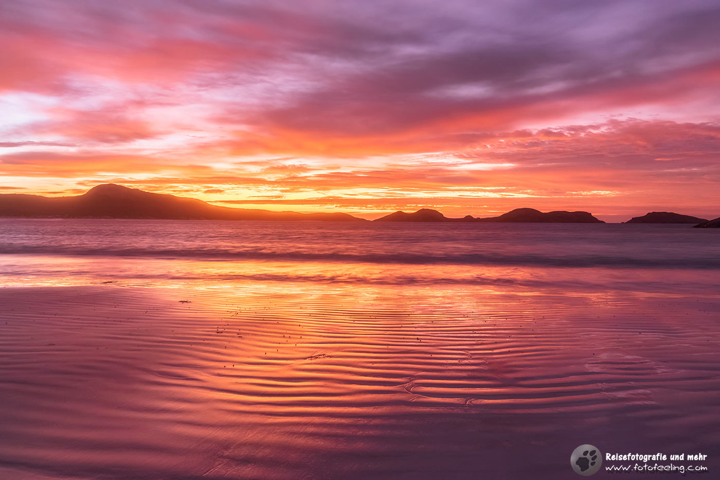 Lucky Bay im Sonnenaufgang