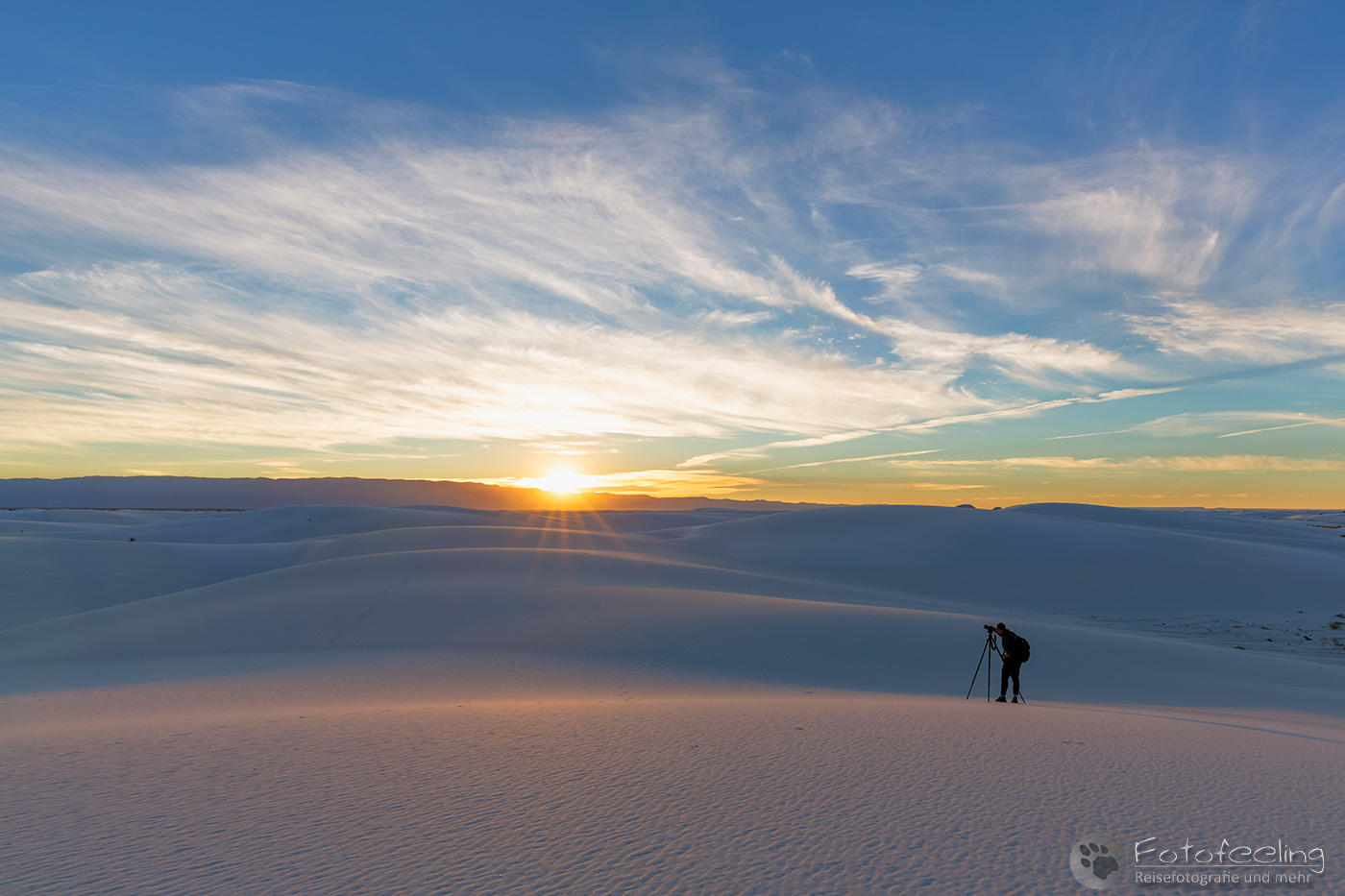 Sonneaufgang in White Sands