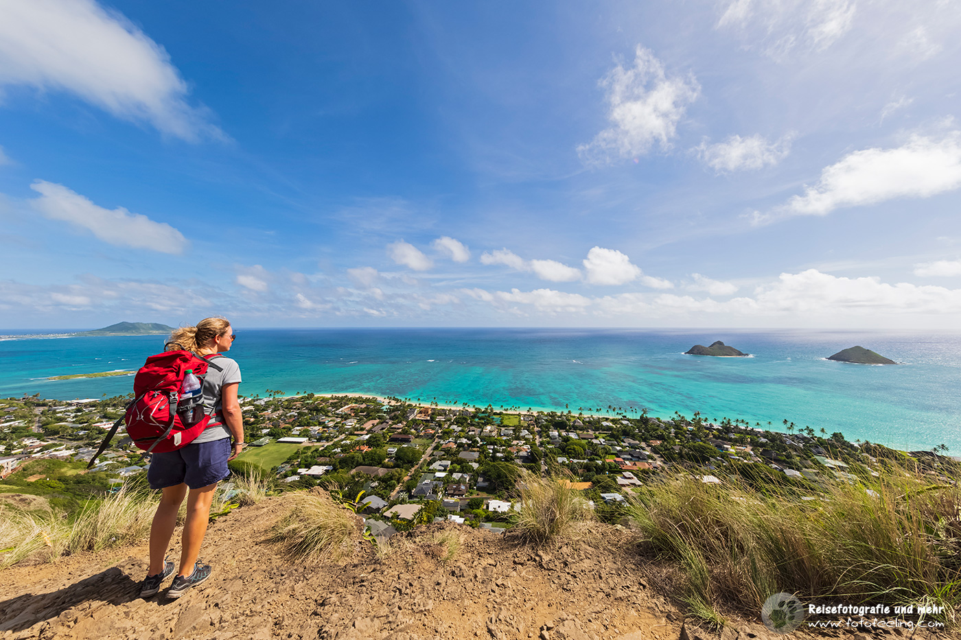 Kailua, Lanikai Pillbox Trail (Kaiwa RidgeTrail), Nā Mokulua (Mokulua Islands , The Twin Islands)