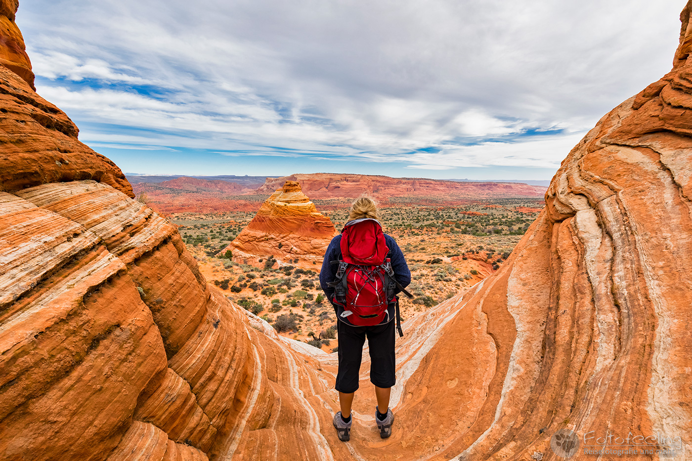 Andrea bei den North Teepees