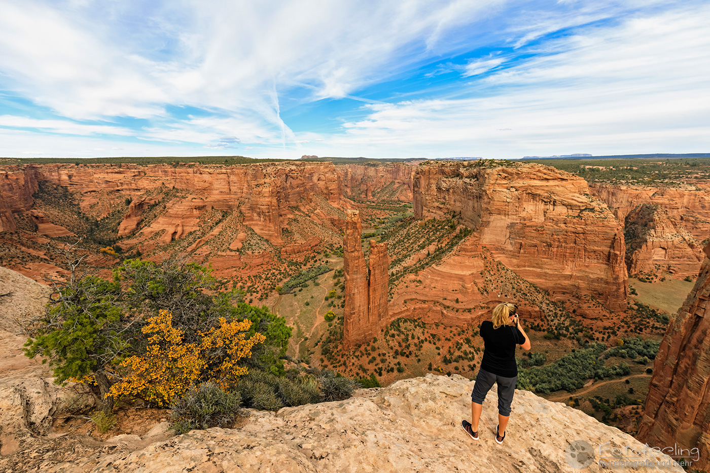 Andrea am Spider Rock