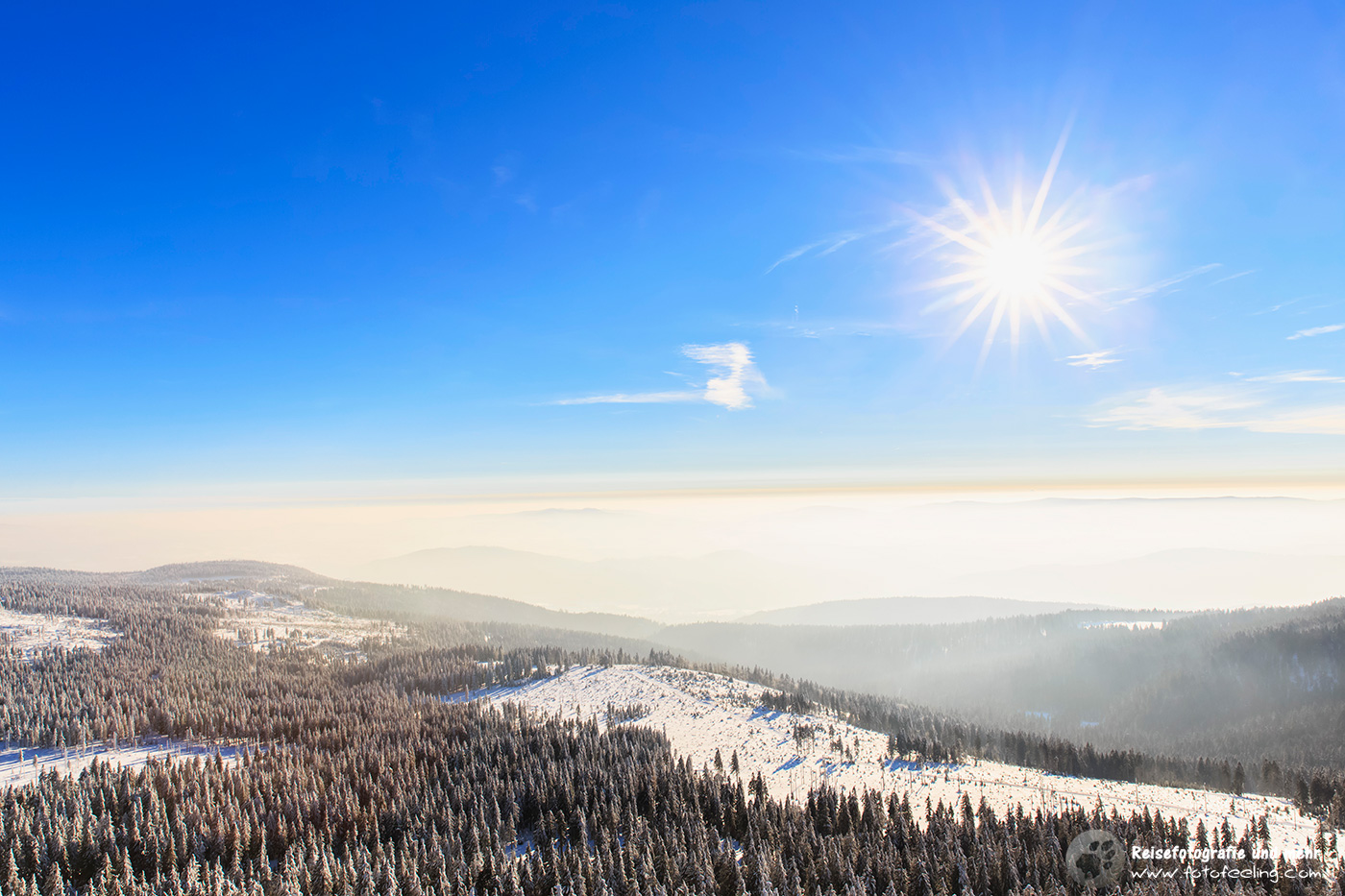 Blick vom Arbergipfel