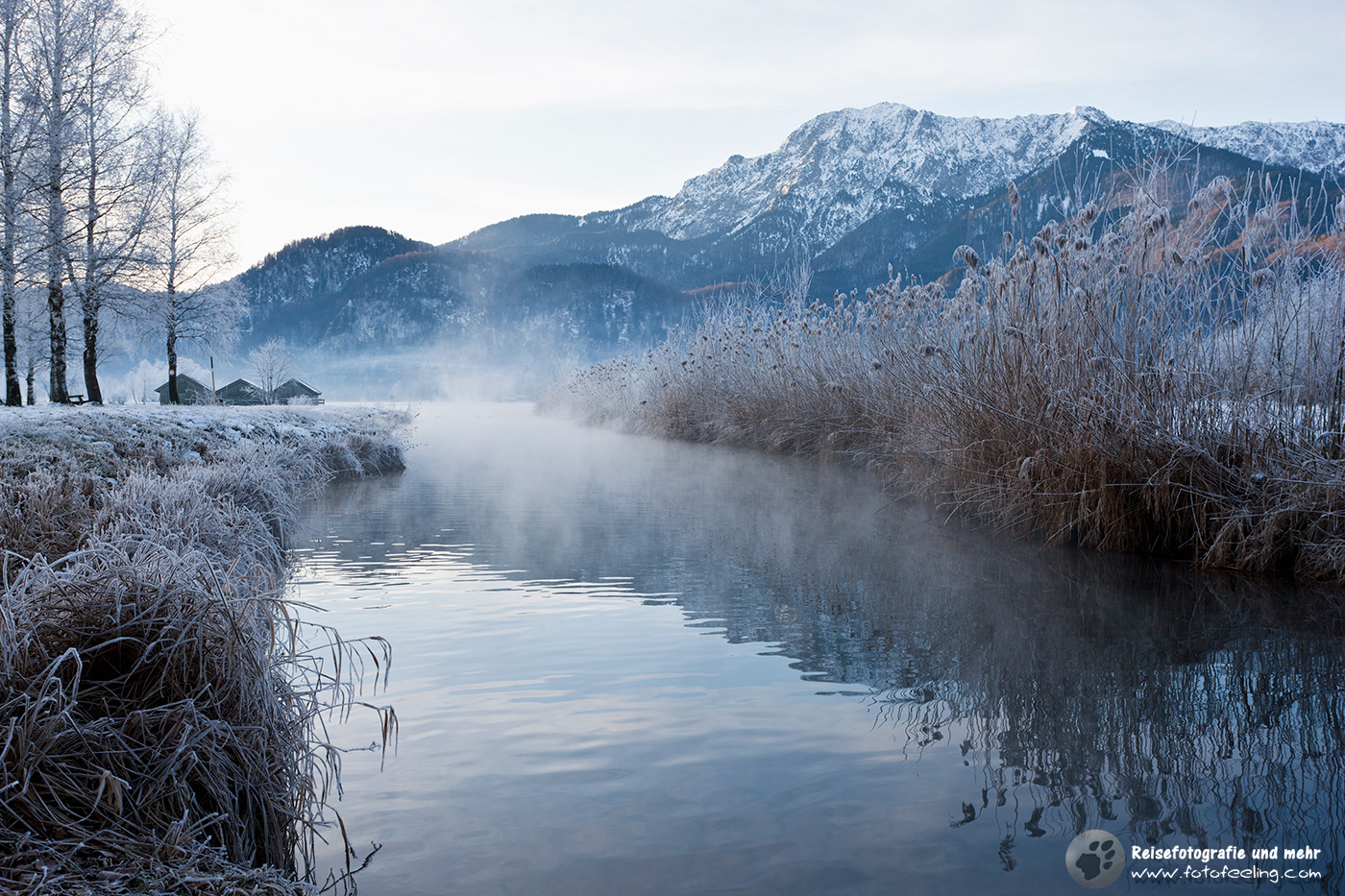 Feeder fließt in den Kochelsee