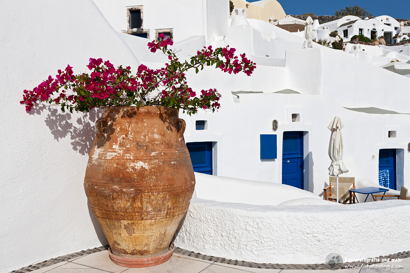 Typische Architektur von Oia