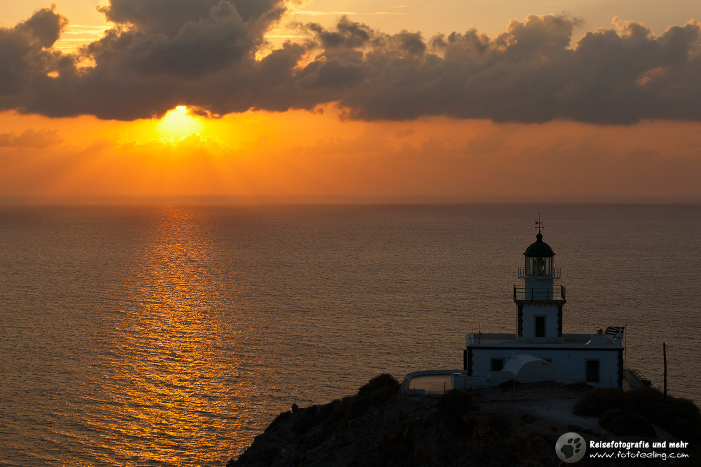 Sonnenuntergang am Leuchtturm