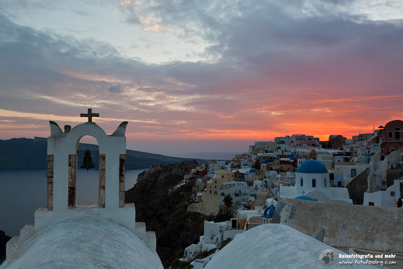 Sonnenuntergang auf Oia