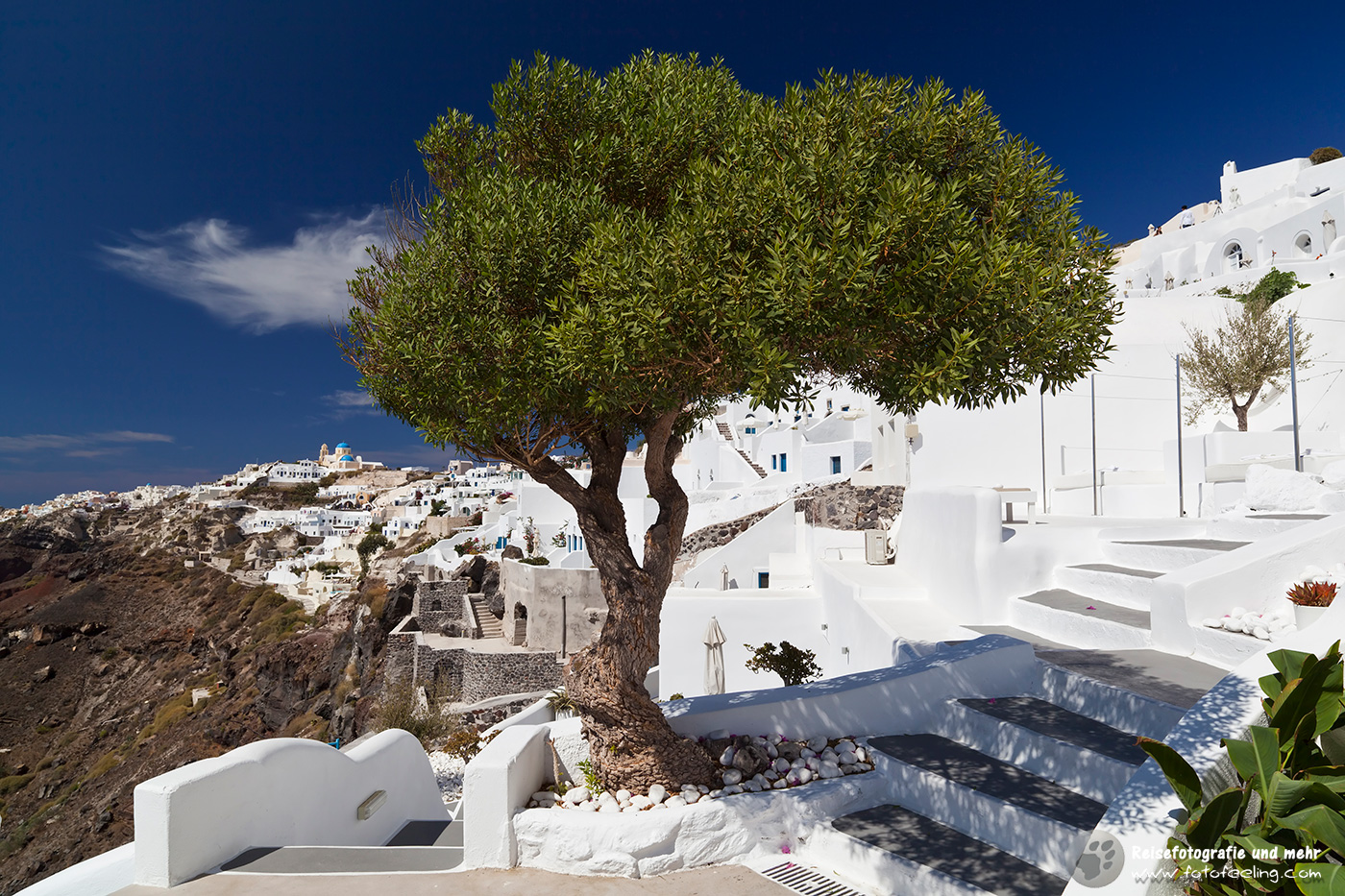 Typische Architektur von Oia