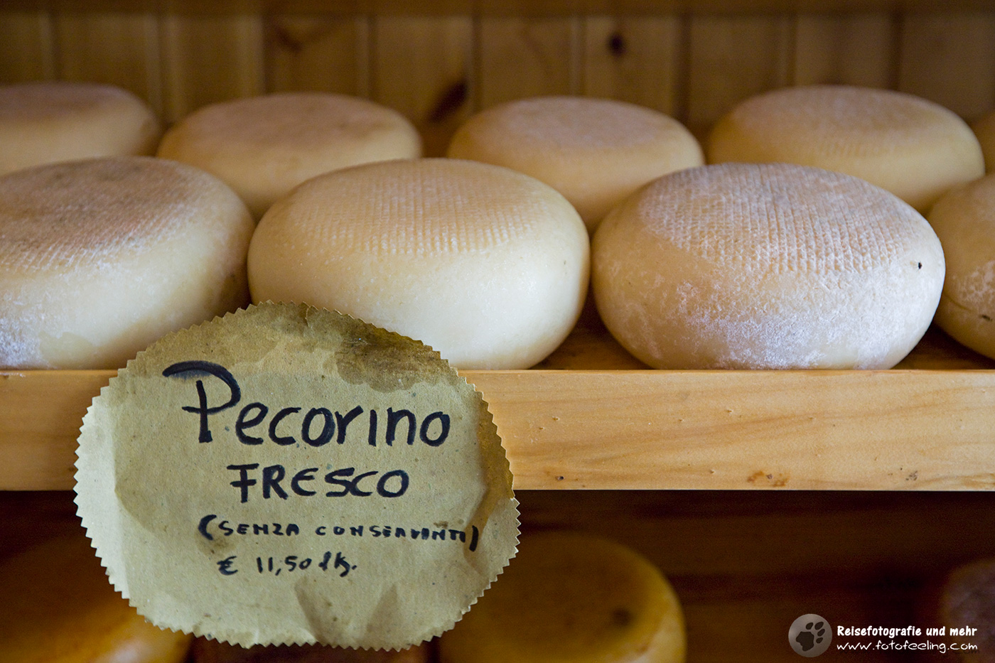 Pecorino Käse, Pienza, Italien, Toskana