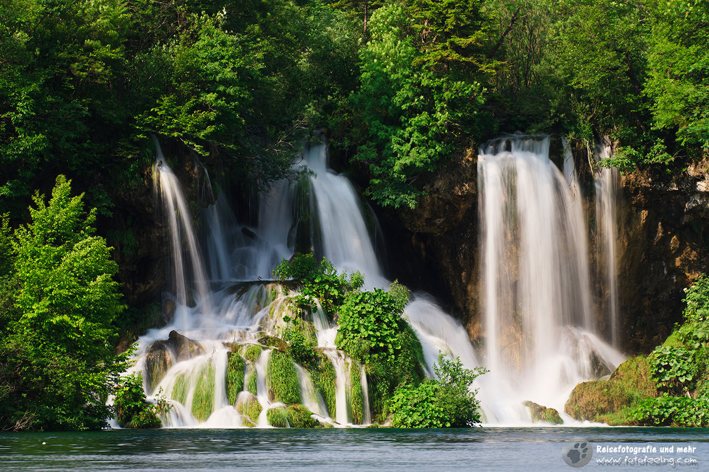 Wasserfälle an den Unteren Seen