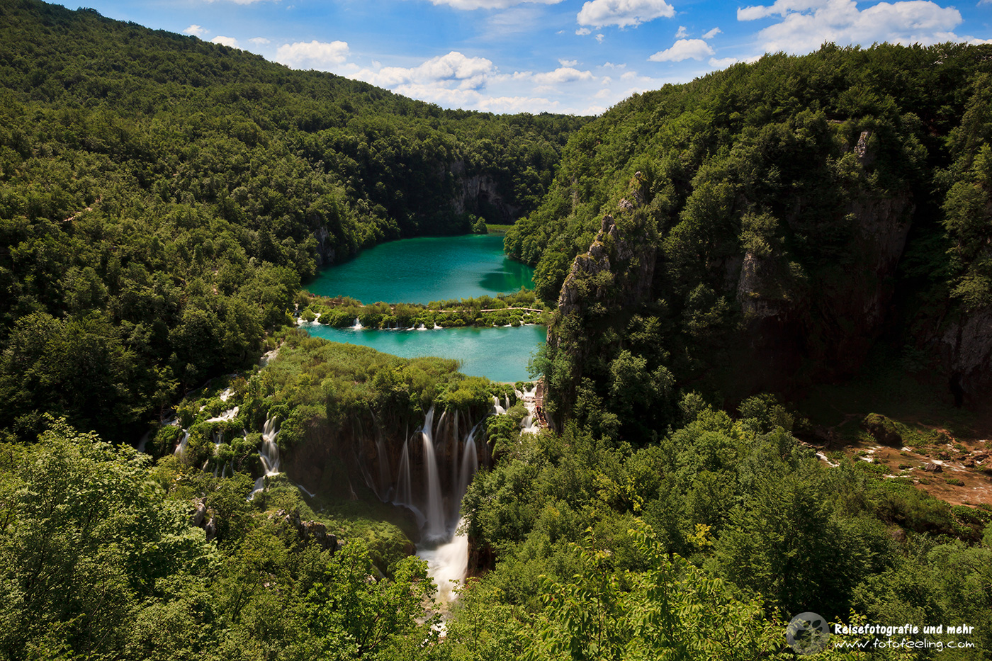 Donja Jezera Sastavci Wasserfälle