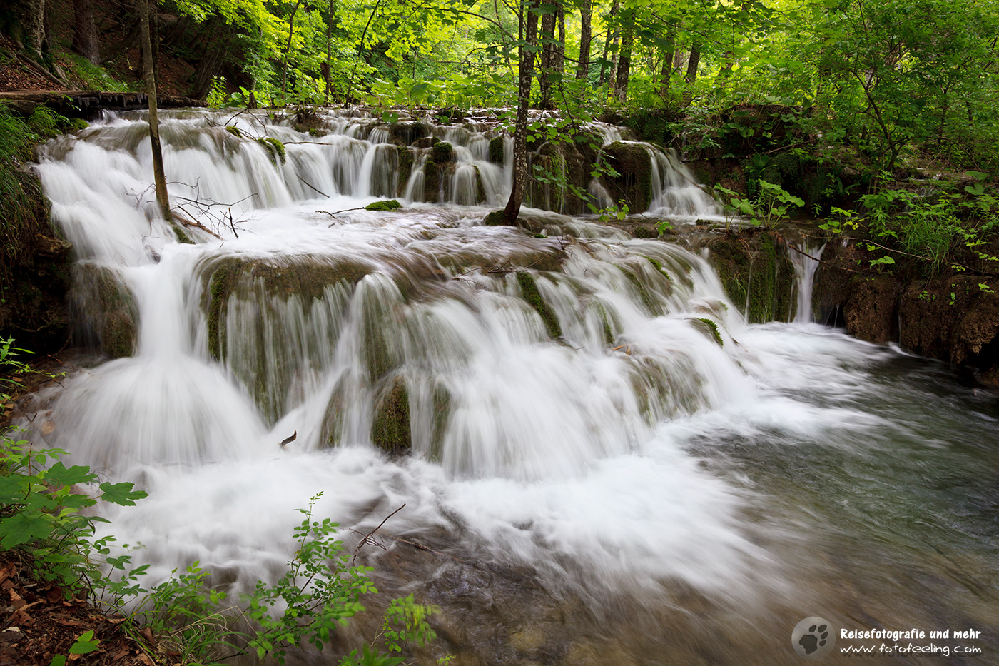 Kleiner Wildwasserfall