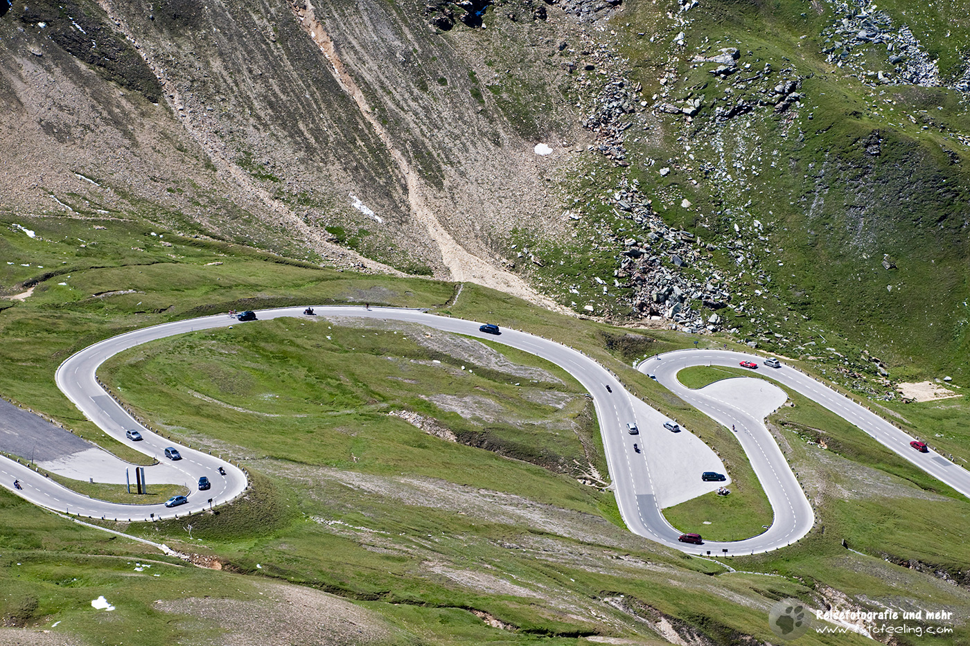 Großglockner Hochalpenstraße - Blick von der Edelweoßspitze
