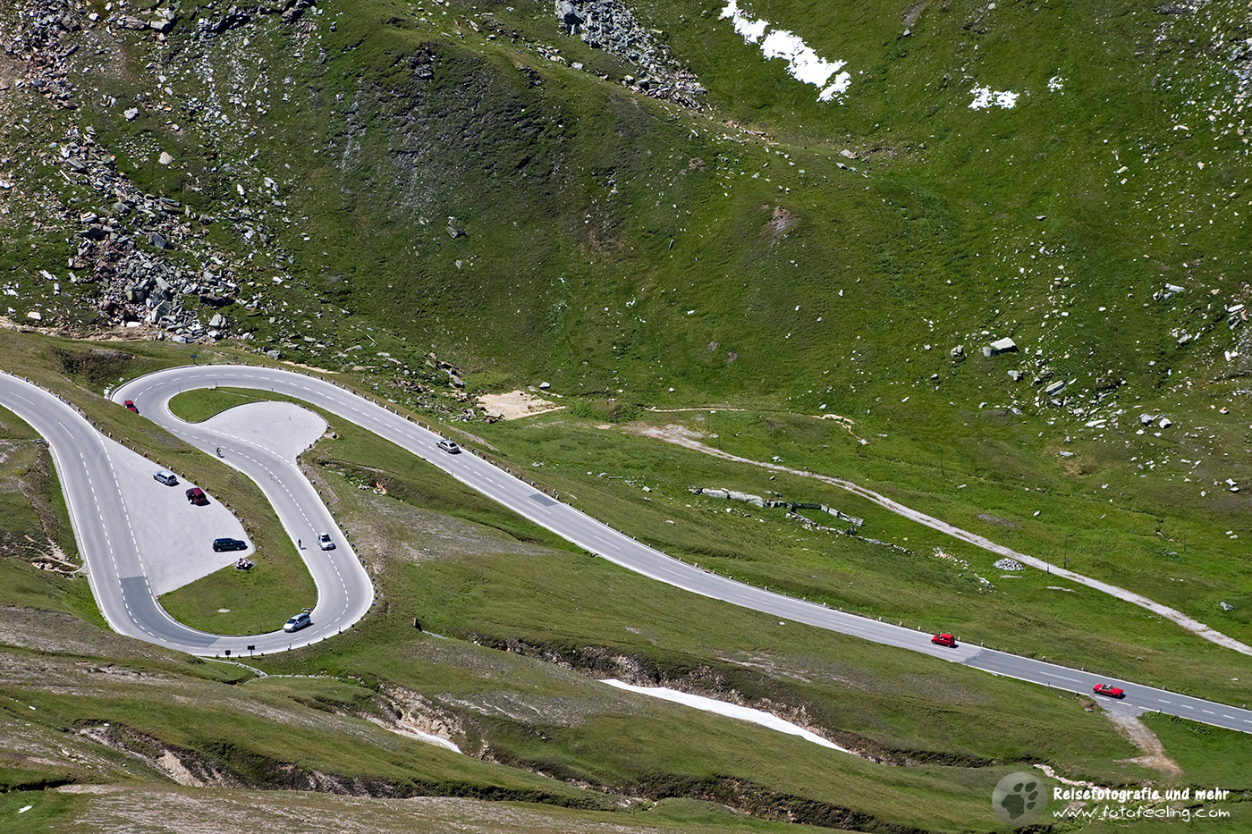 Großglockner Hochalpenstraße - Blick von der Edelweoßspitze
