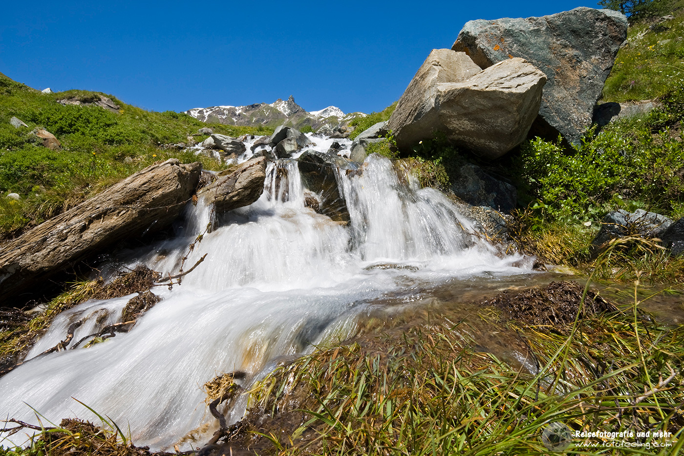 Bergbach an der Großglockner Hochalpenstraße, Nationalpark Hohe Tauern