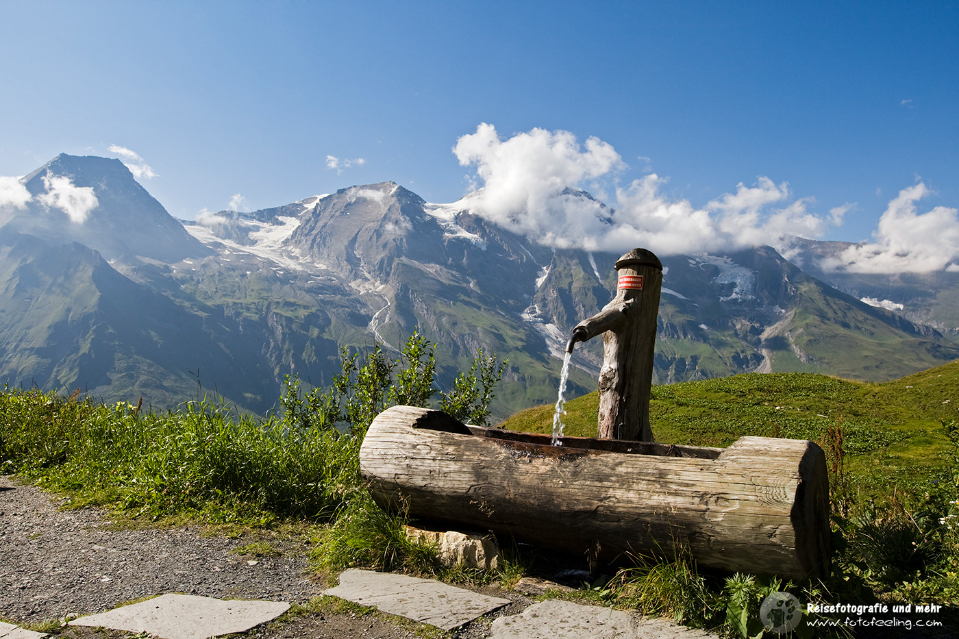 Blick auf die Bergwelt