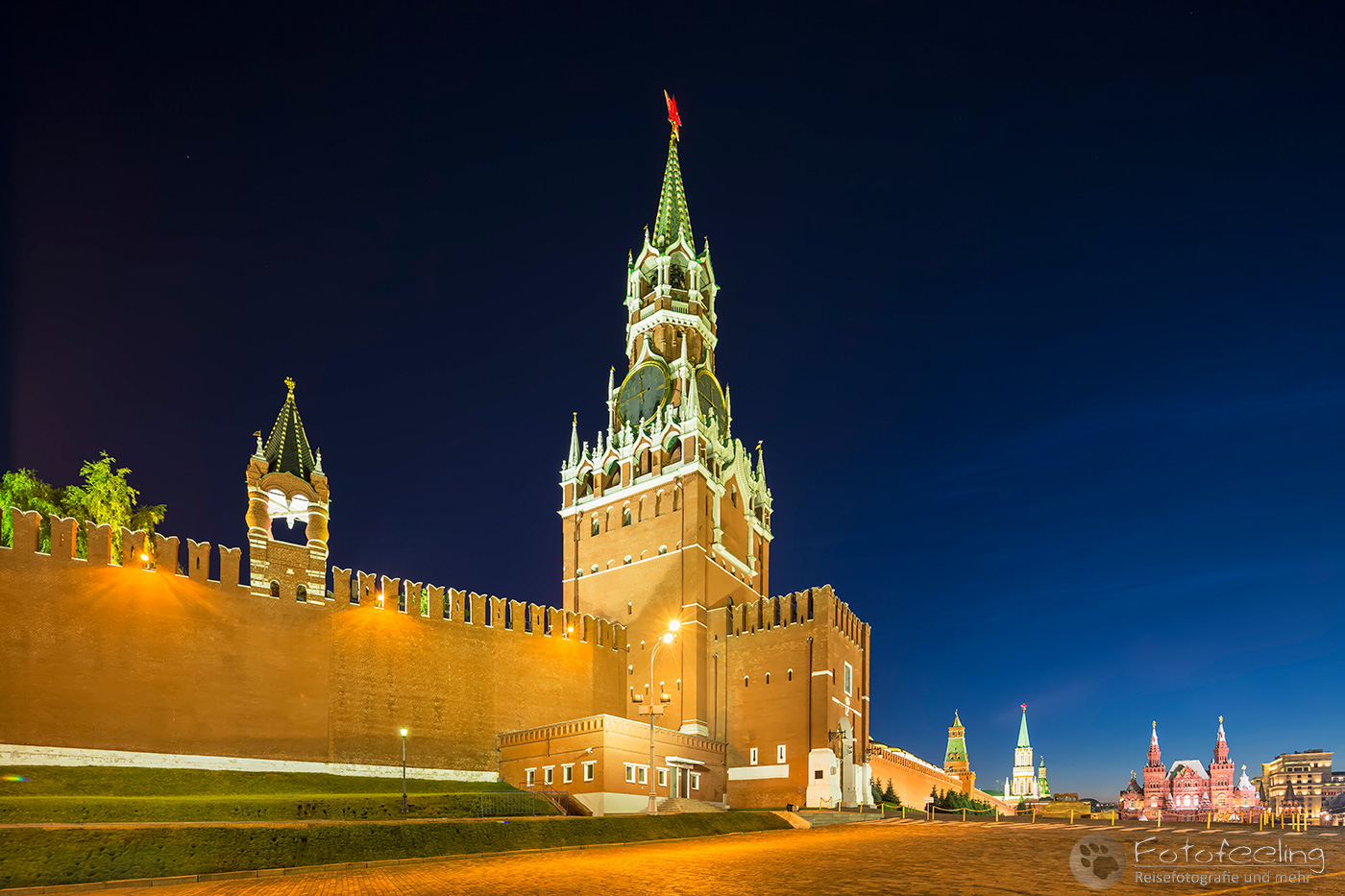 Erlöser Turm und Kremlmauer