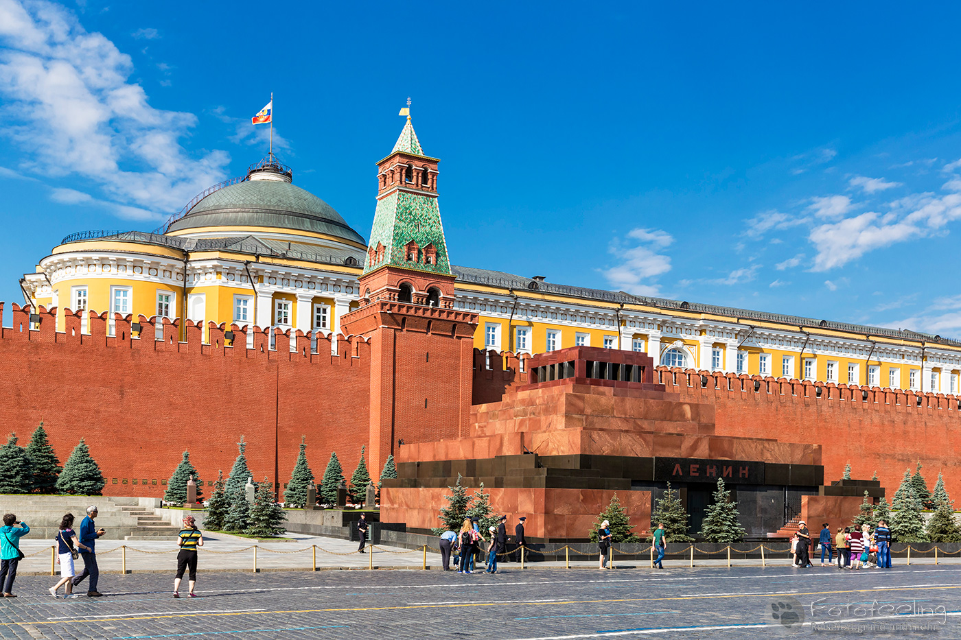 Senastspalast, Senatsturm und Lenin-Mausoleum,