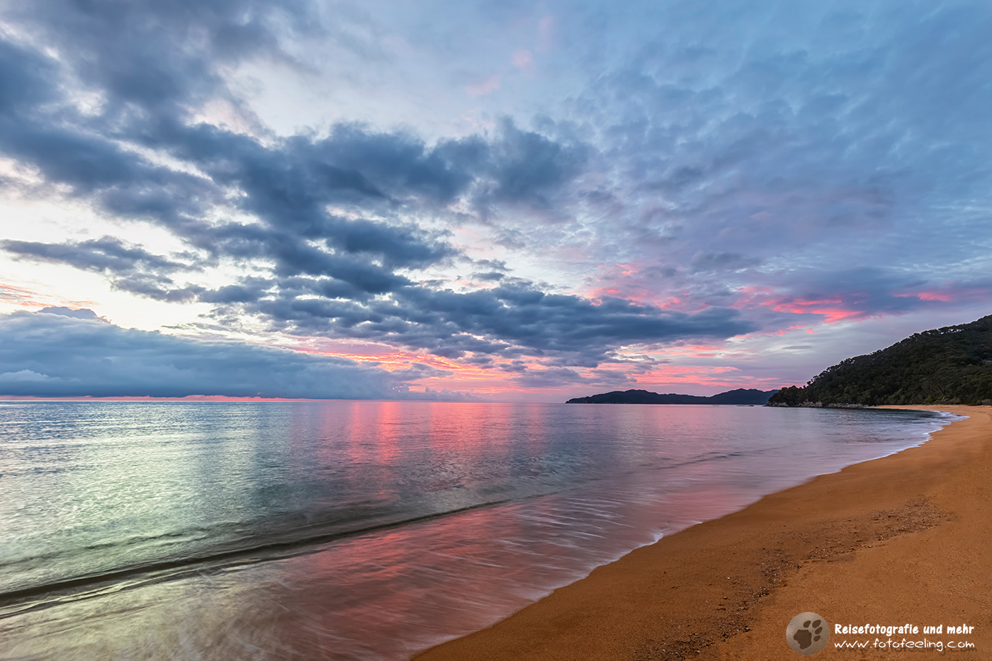 Totaranui Bay Beach, Sonnenaufgang