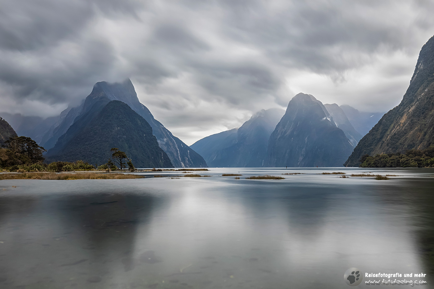 Mitre Peak und Milford Sound - Schlechtwetterfront