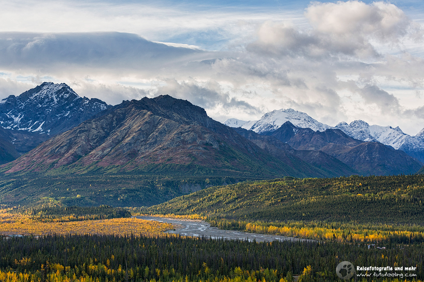 Matanuska River, Chugach Mountains
