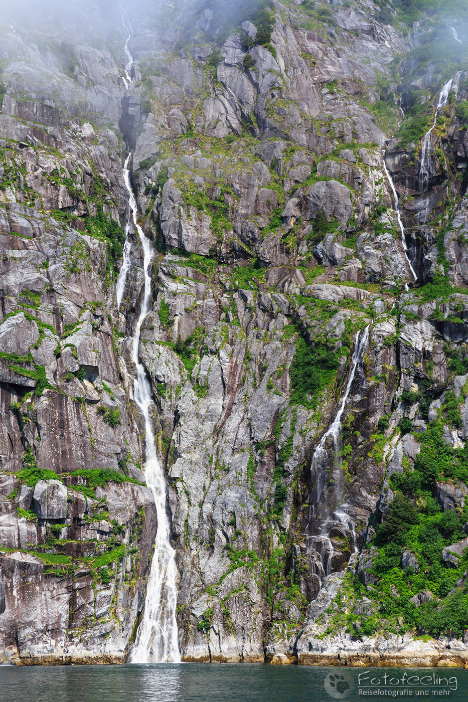 Wasserfall in der Cataract Cove