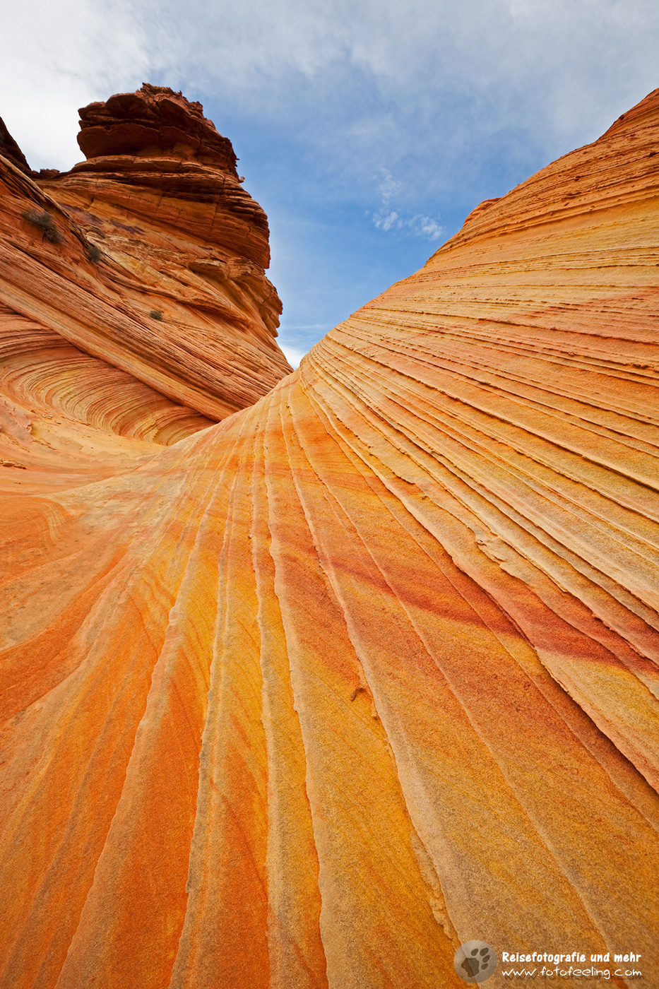 Bunte Felslandschaft in den Coyote Buttes South