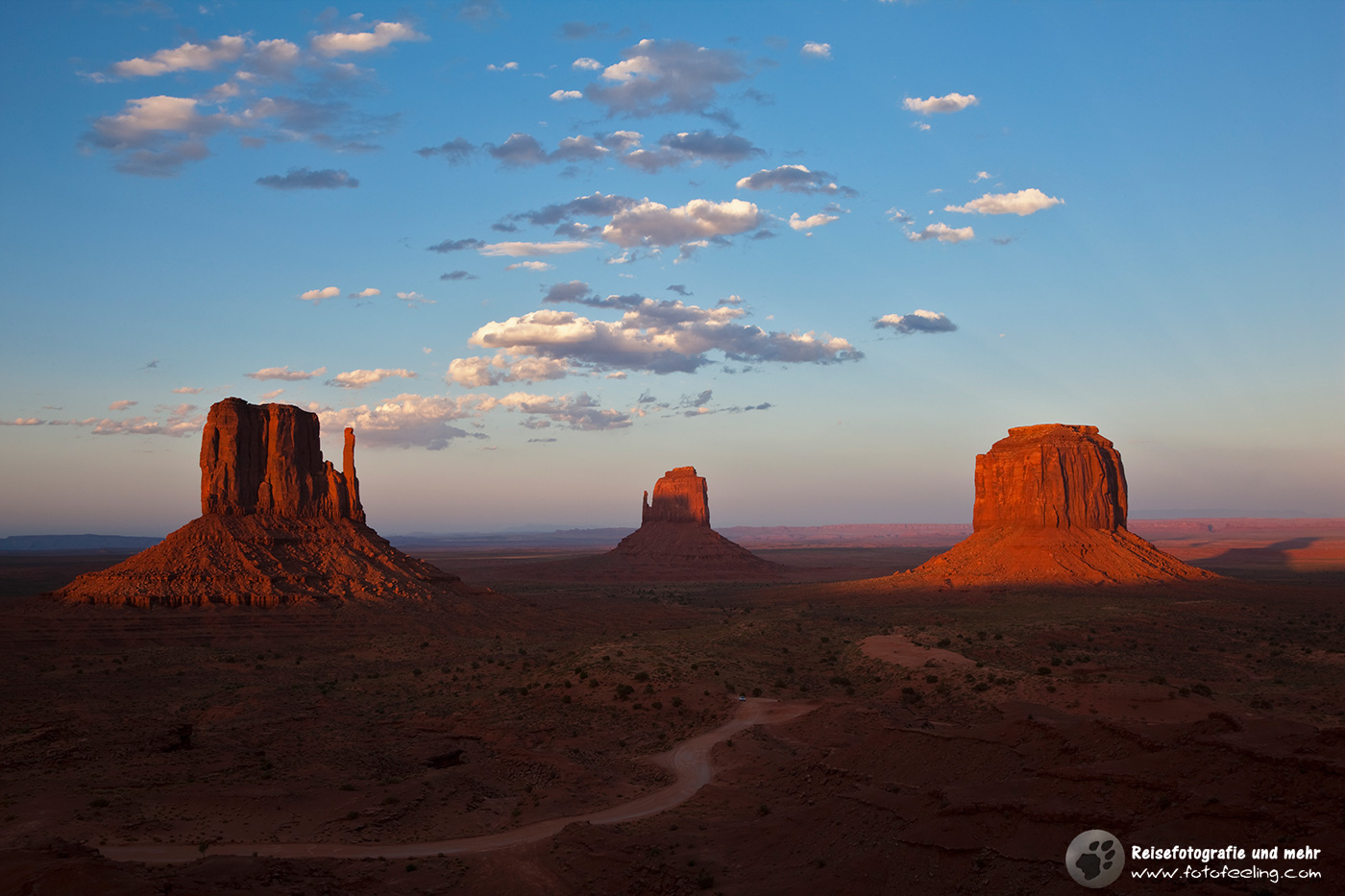 West Mitten Butte, East Mitten Butte und Merrick Butte
