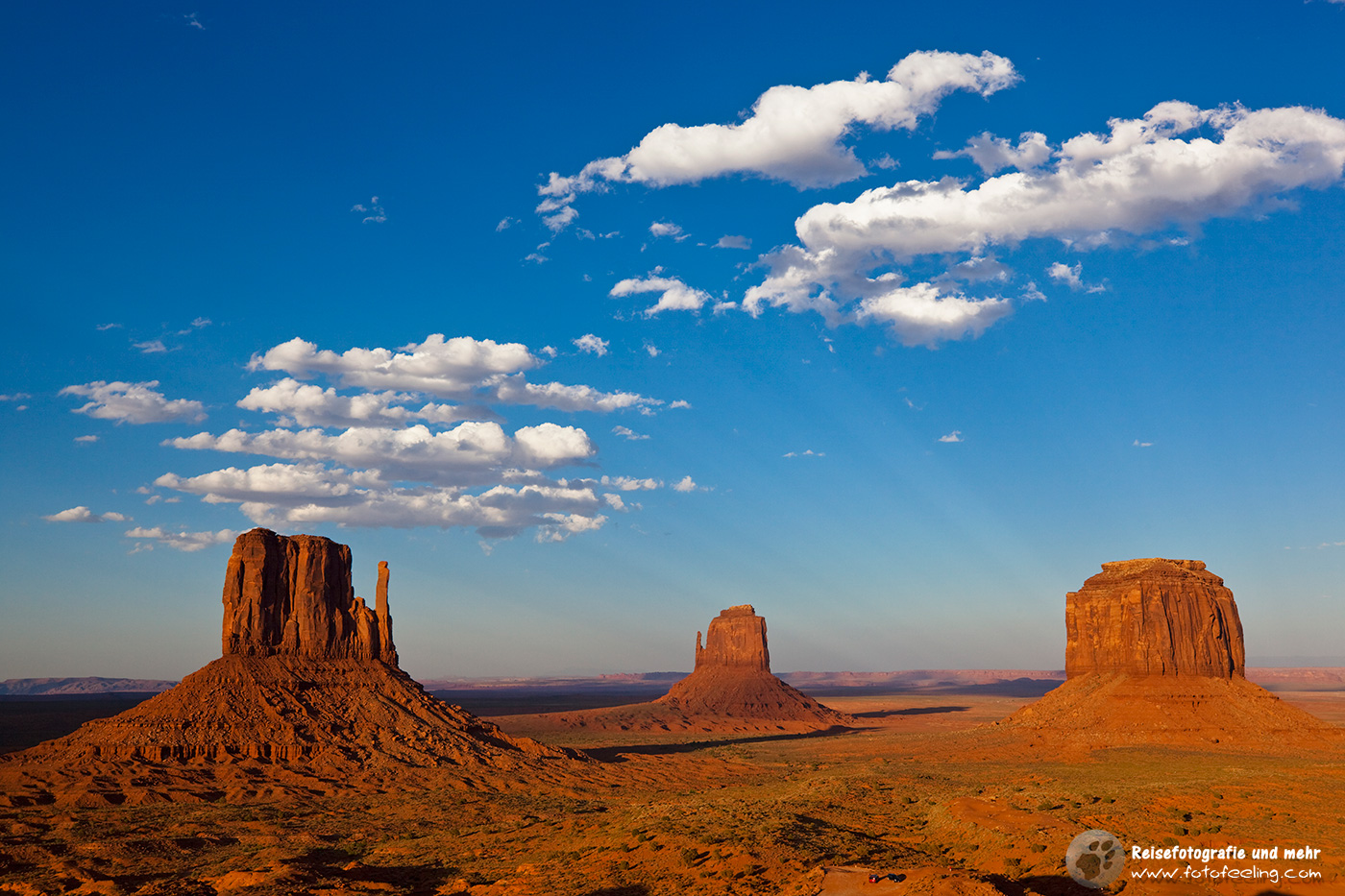 West Mitten Butte, East Mitten Butte und Merrick Butte